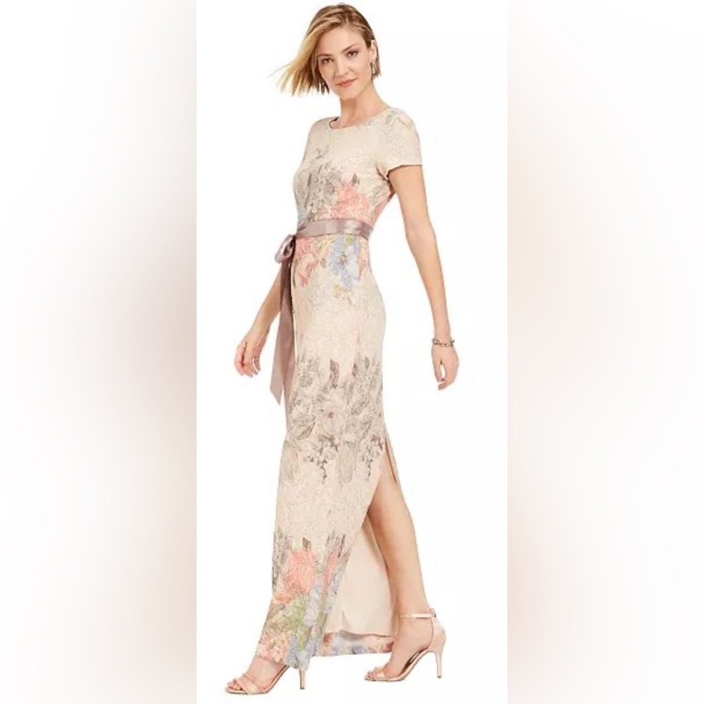 Adrianna Papell Floral Print Dress size small